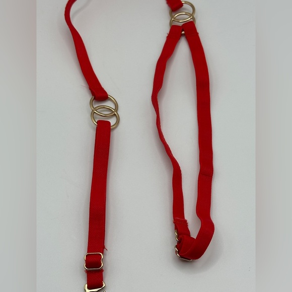 Bluebella for Victoria's Secret Red Harness Floral Thong Panty XL. NWT - Picture 10 of 11